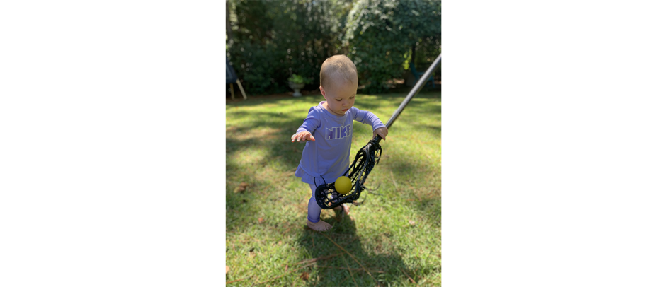 Never to young to start laxin'!